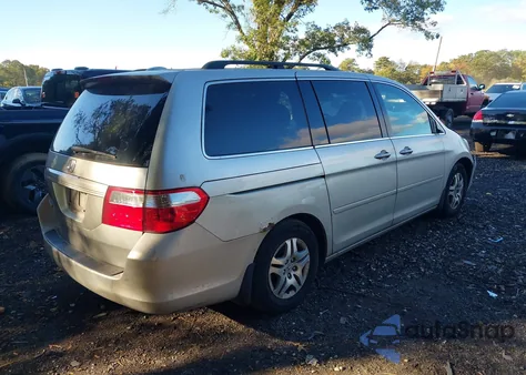 2007 Honda Odyssey Ex-L from USA, damaged, VIN 5FNRL38777B095136